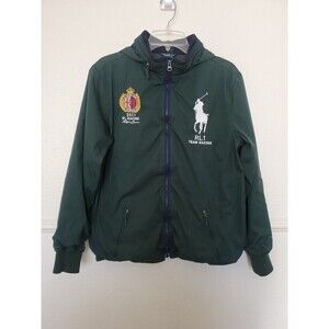 Ralph Lauren 2011 RL‎ Racing Team Hidden Hood Lined Jacket Womens XL (18-20)